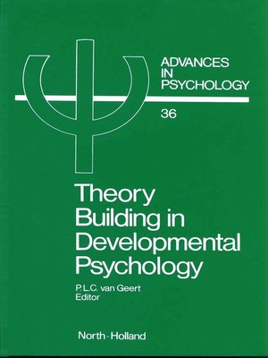 cover image of Theory Building in Developmental Psychology